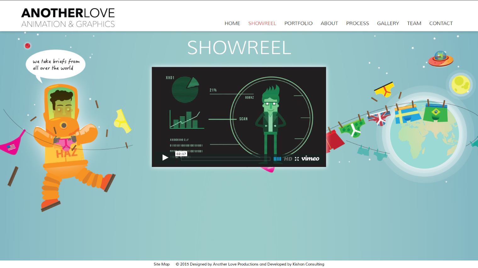 Another Love Studio - Showreel Page