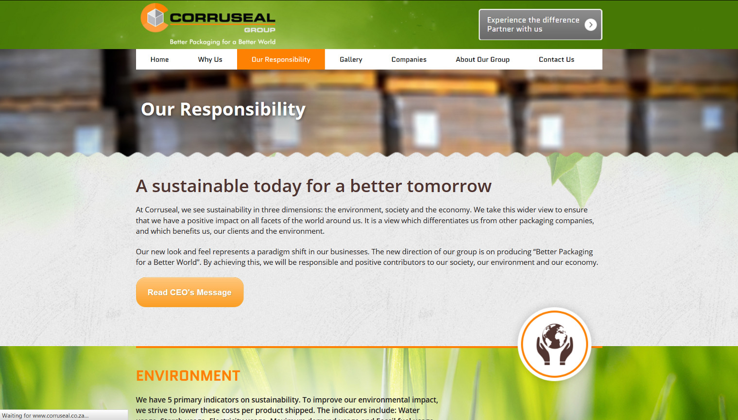 Corruseal Group - Our Responsibility Page