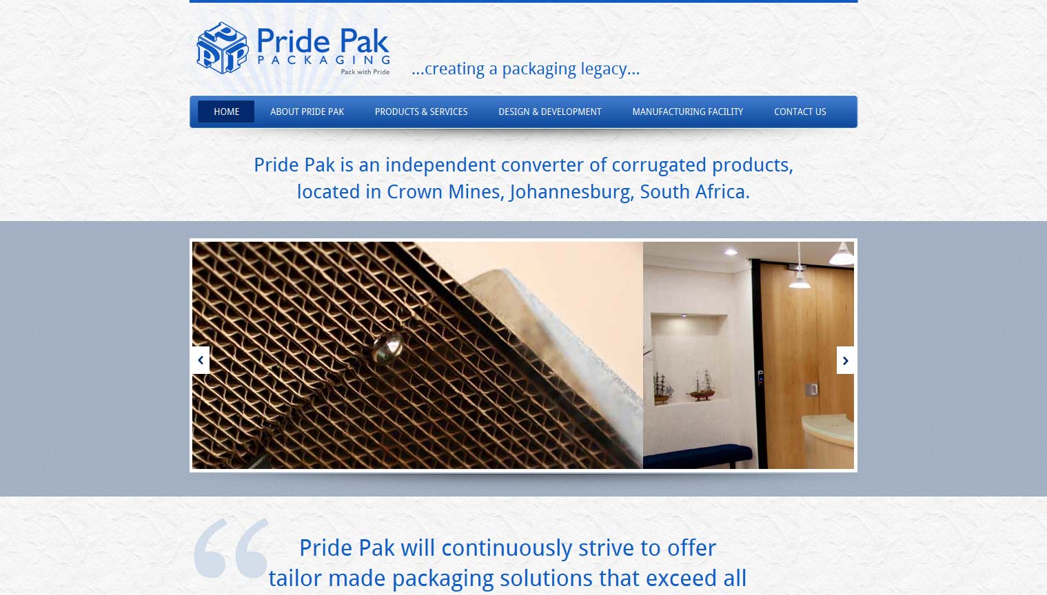 Pride Pak Packaging