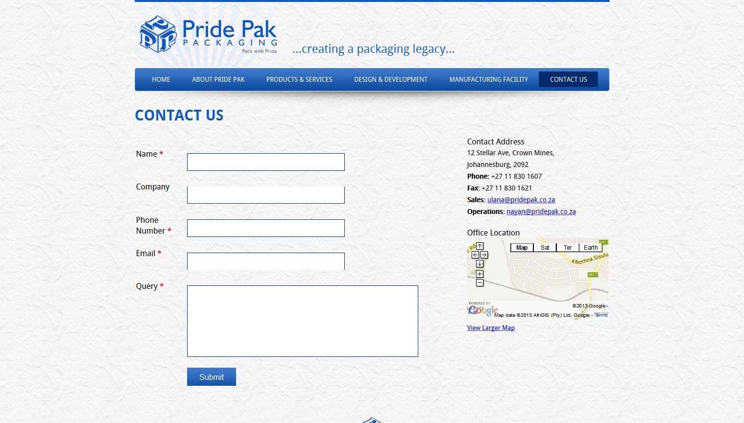 Pride Pak Packaging